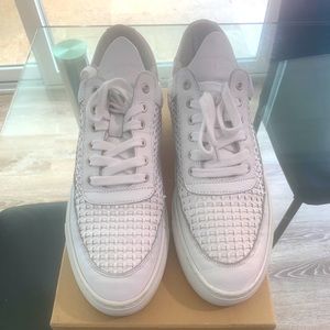 Filling Pieces Woven White Sneakers Size 43 US 10